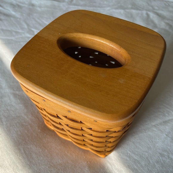 Longaberger Brown Woven Basket Accent 1997. - Picture 1 of 10